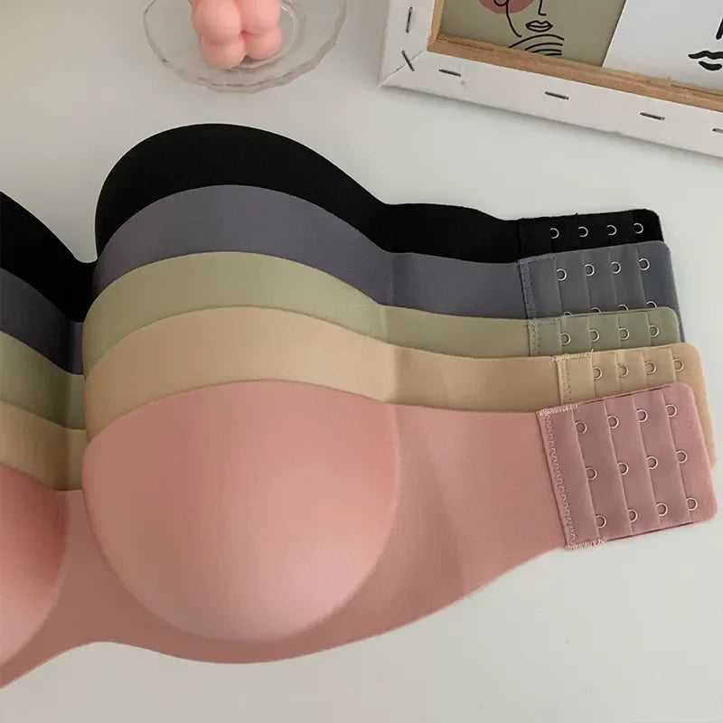 Sexy Push Up Strapless Seamless Bralette