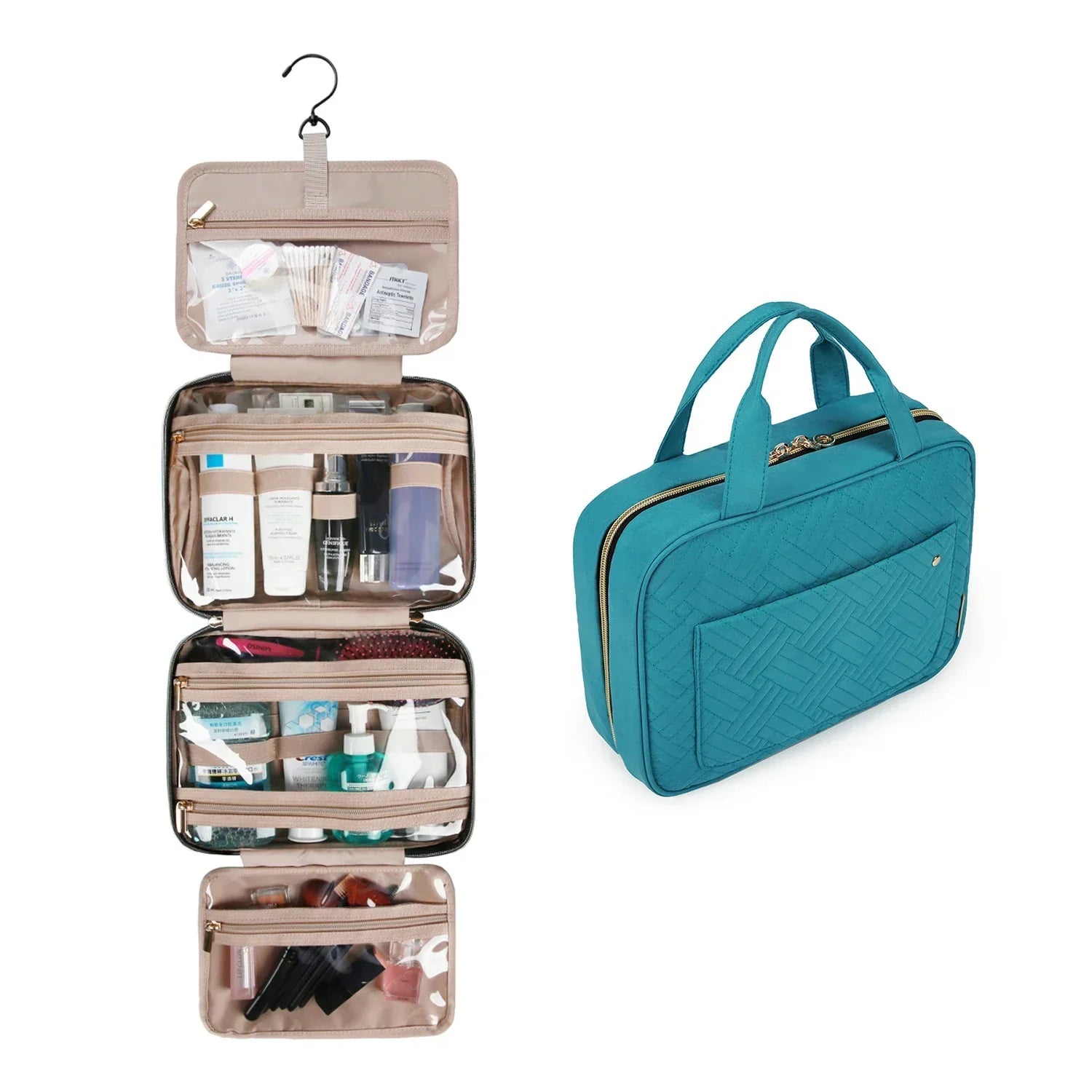 Amazing Hanging Travel Organizer for Full Sized Items