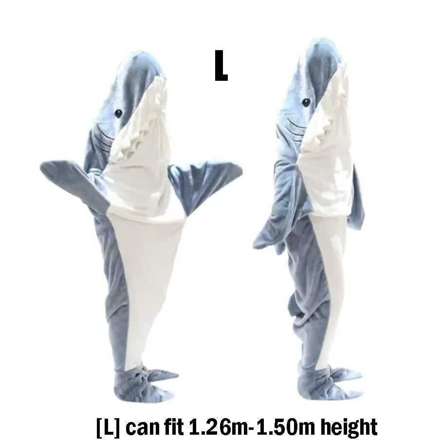 TikTok Kids Shark Blanket Onesie