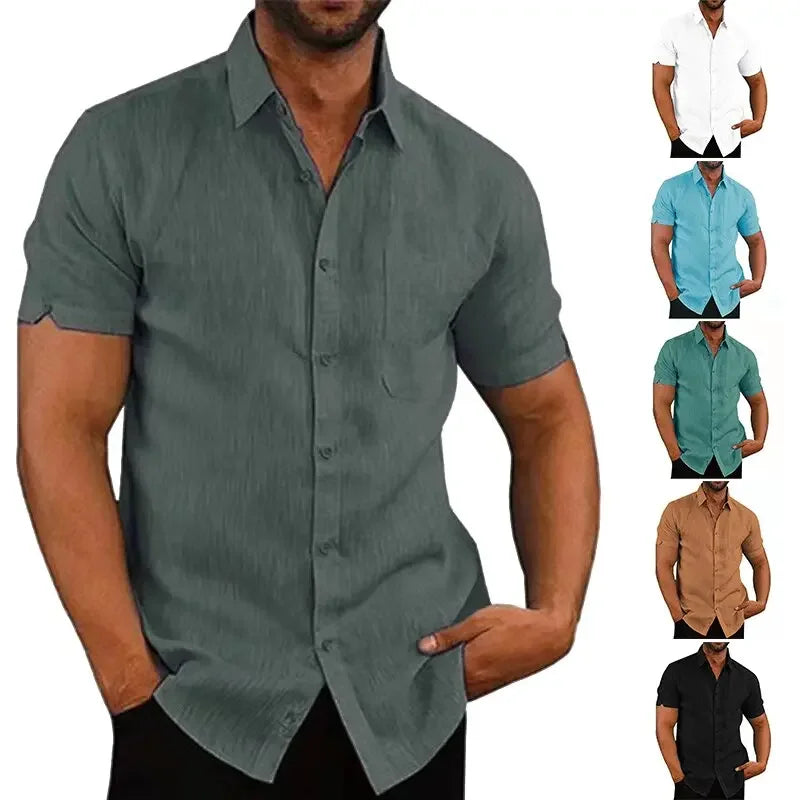Men Short Sleeve Gym Soccer Shirts Linen Sport Running Shirt Breathable Jogging Training Shirt Gymwear Quick Dry Fitness Shirts