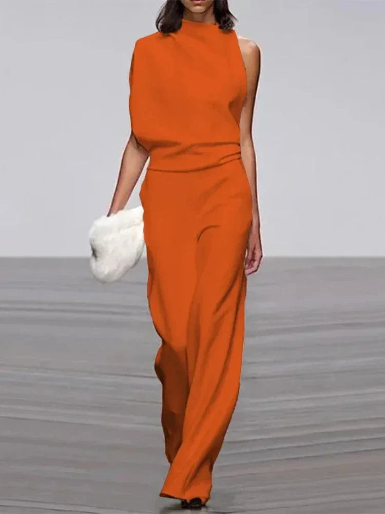 LUX Designer Wide Leg Jumpsuit