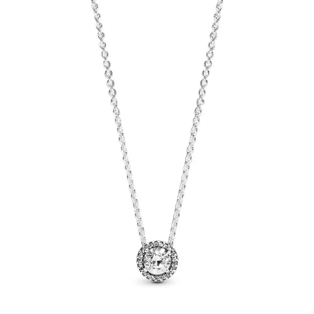 Friendship 925 Sterling Silver Zircon Necklace