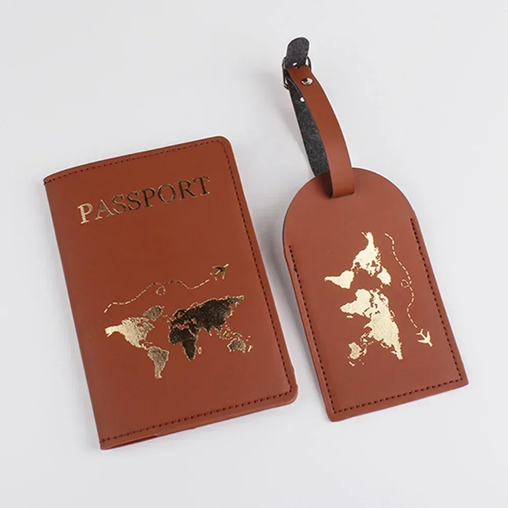 Traveling Accessories for Men/Women Waterproof Soft PU Leather Passport Cover  ID Bank Cards Holder Money Coin Organizer Pouch