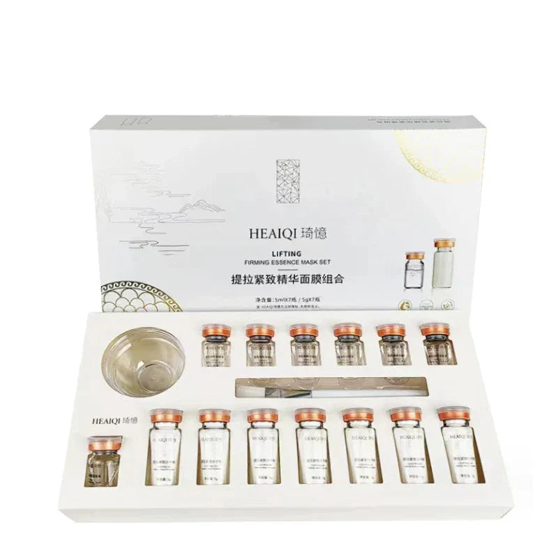 Korean Collagen Hyaluronic Acid Face Mask Repair Firming Lifting Improve Fine Lines Brighten Moisturiz Peptide Essence Skin Care