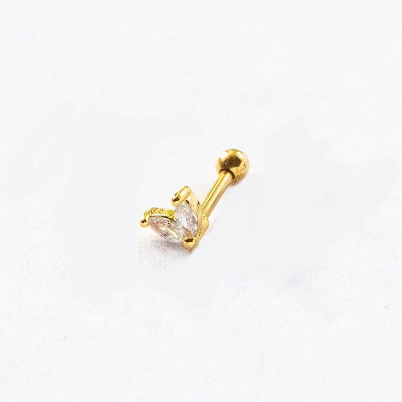 Moon Stud Earrings