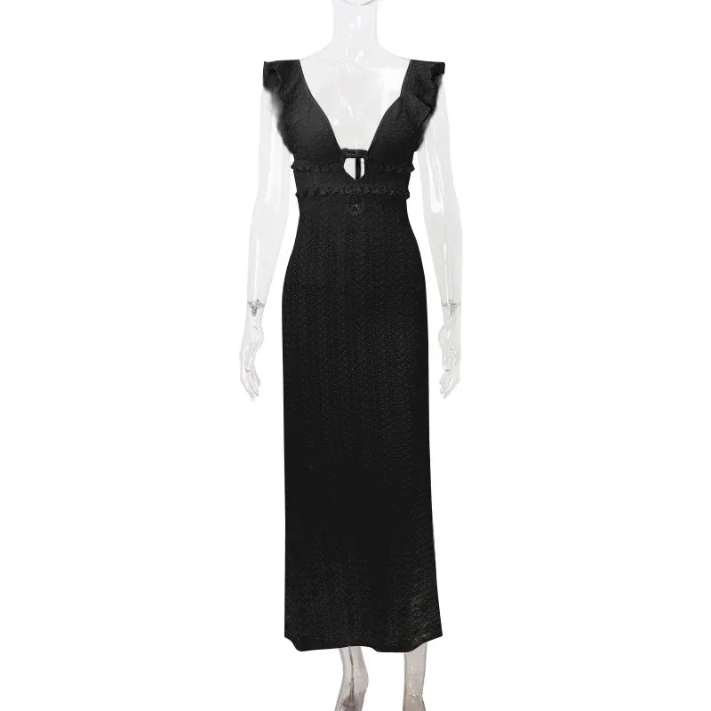 Bali Knit Maxi Beach Dress