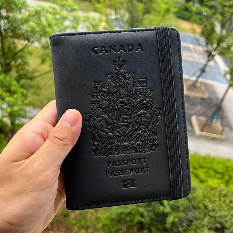 Travel accessories Canadian Passport Cover Protector Pu Leather covers for Passport  Drop Shipping