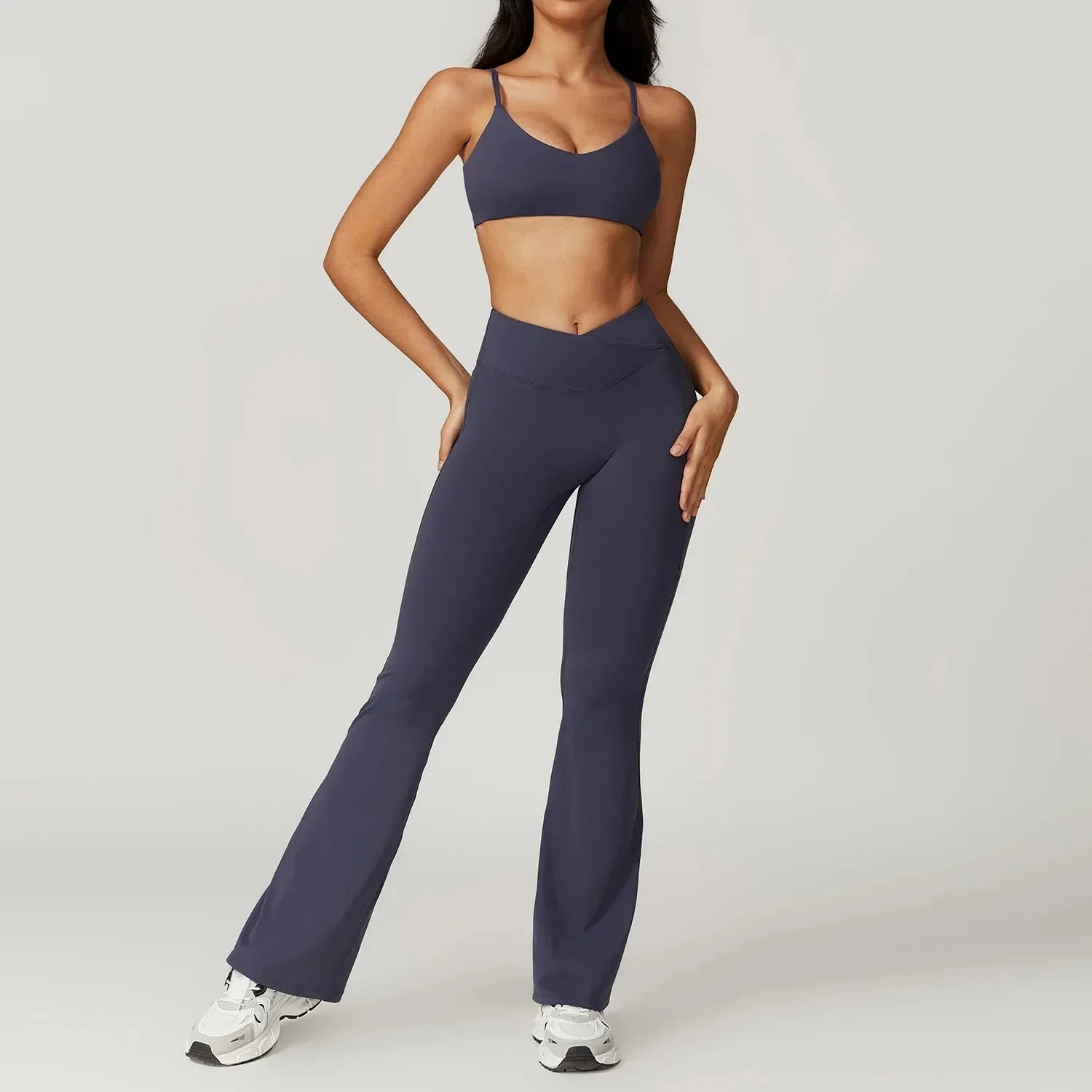 Women's Wide Leg High Waist Yoga Set