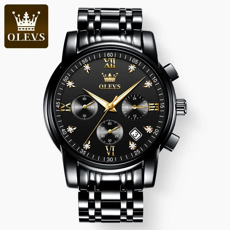 Chronograph Luminous Quartz Watch