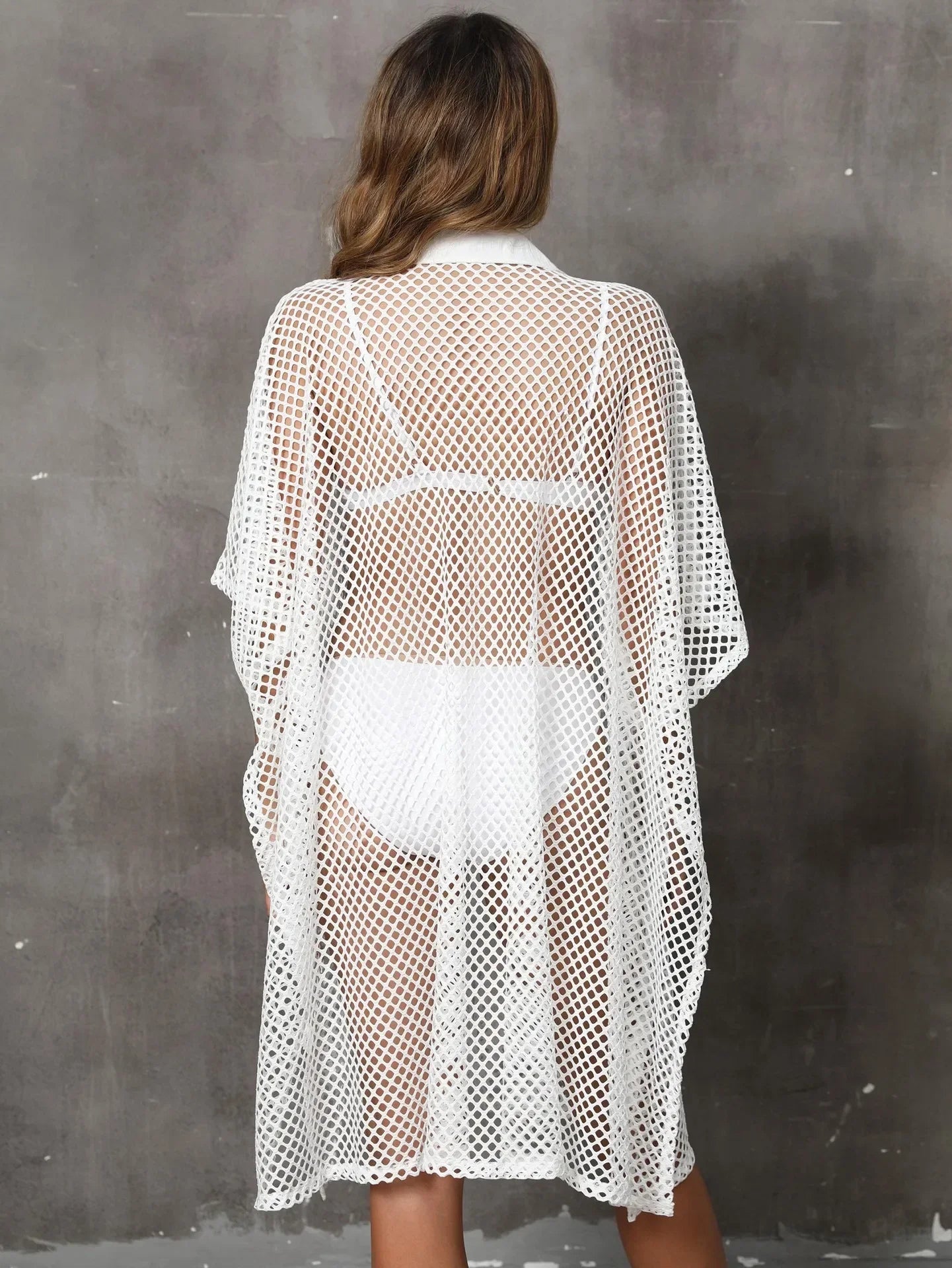 Prima Sexy Mesh Beach Kimono