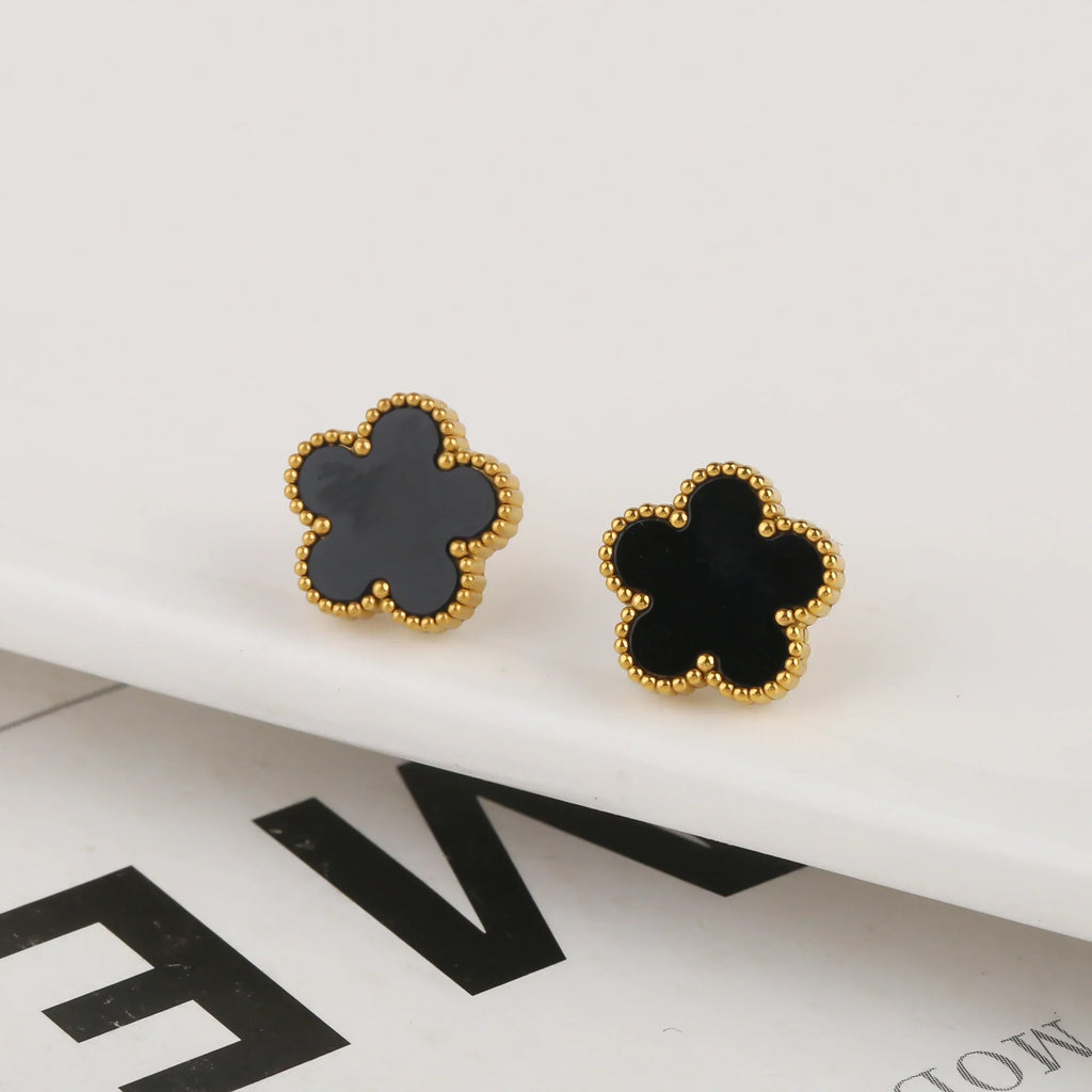 Gold Plated Stainless Steel Flower Bracelet