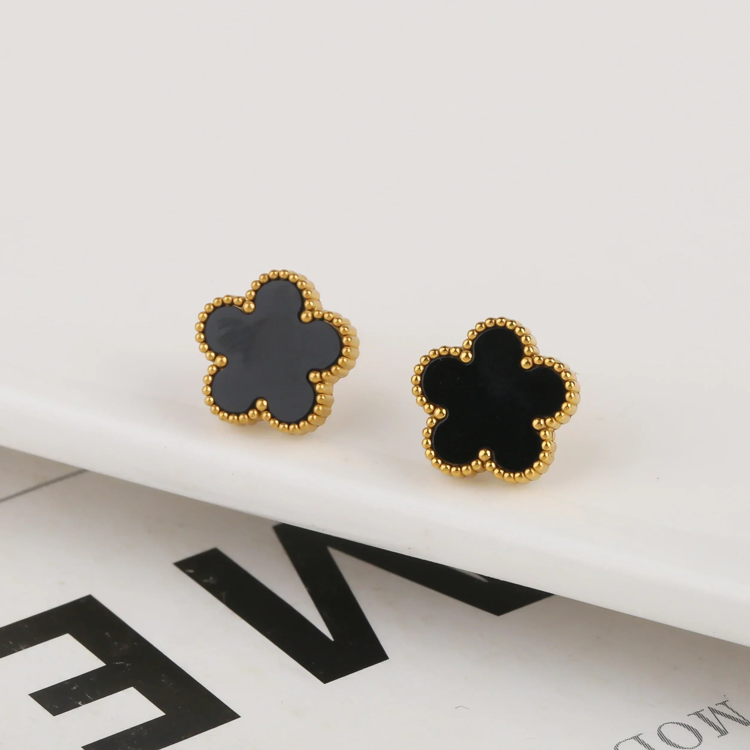 Gold Plated Stainless Steel Flower Bracelet