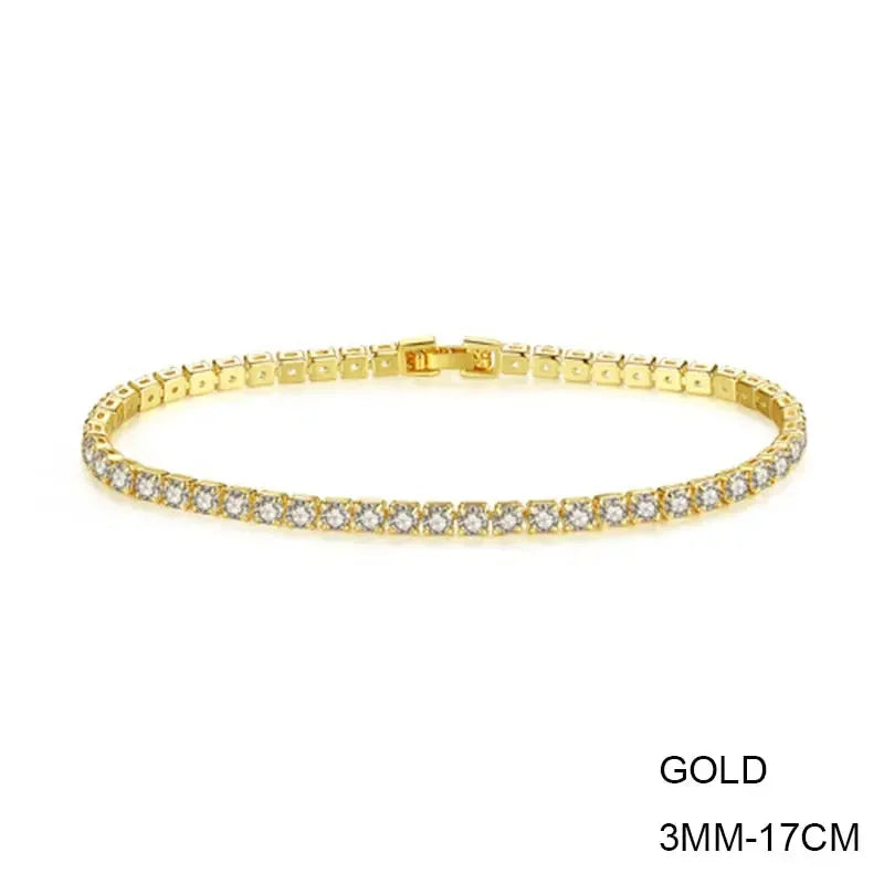 Iced Out Tennis Bracelet Collection