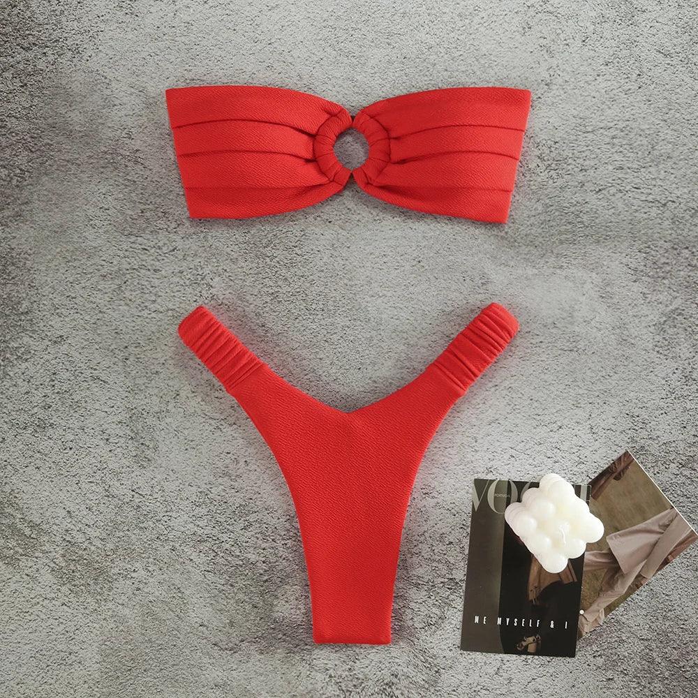 Brazillian Bandeau Micro Thong Bikini