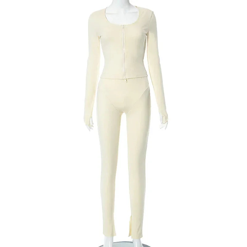 Zip Long Sleeve Bodysuit