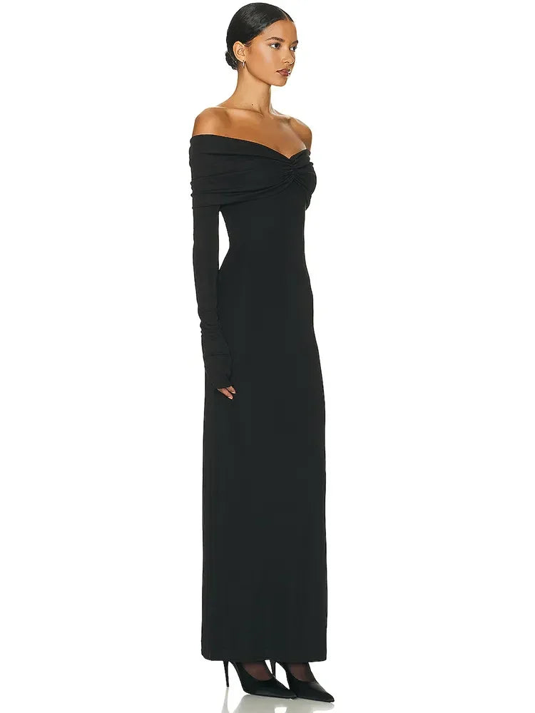 Gigi Full Sleeve Evening Dress