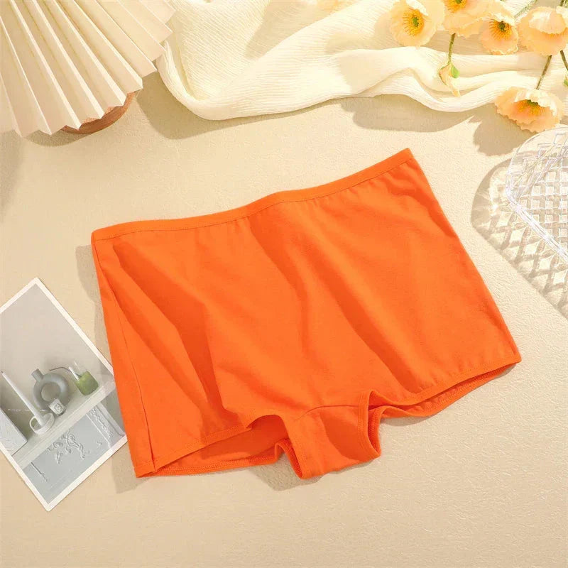 Women's Cotton Seamless Sports Boxers XS-XL