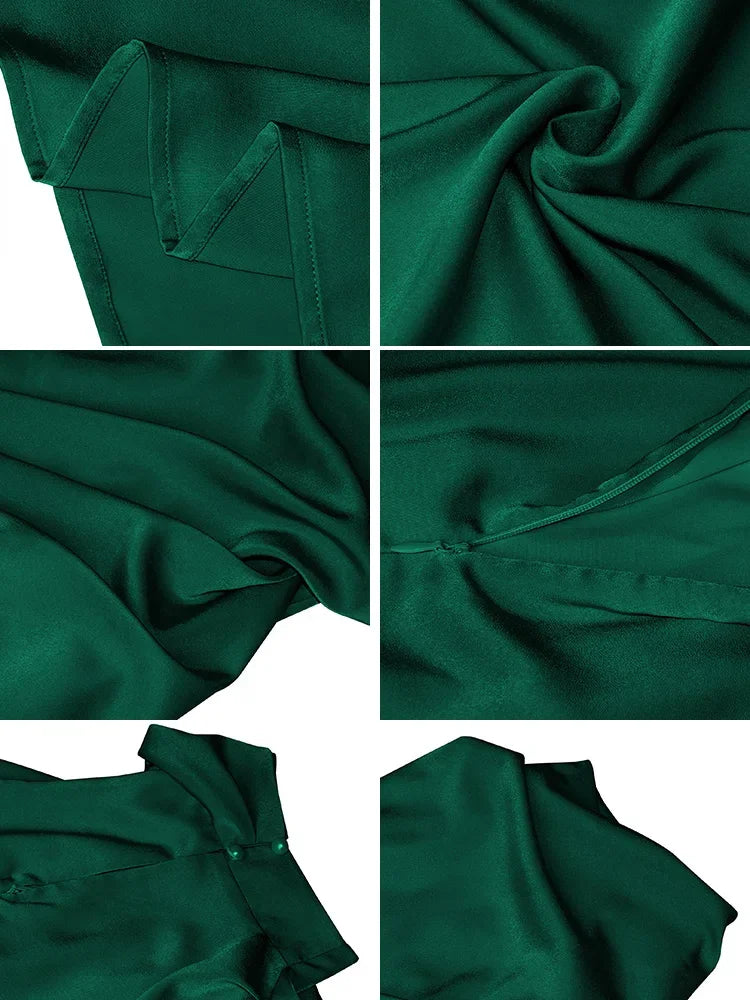 Mona Satin Evening Dress