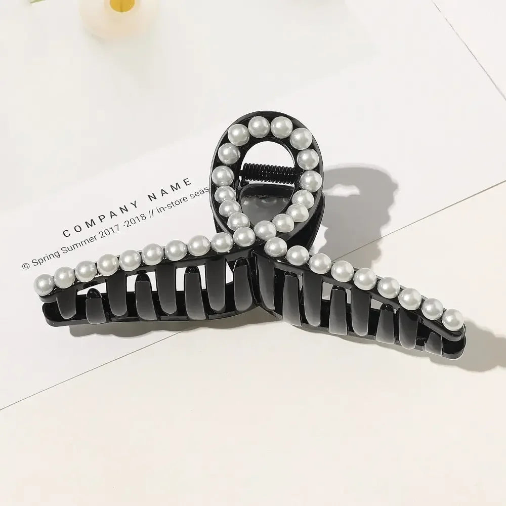Giant Pearl Acrylic Hair Clip