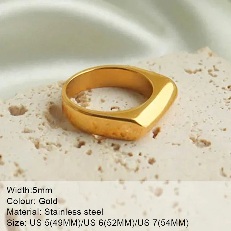 Fashion Ring 316L Stainless Steel Ring Anillo Ringen Mujer Women Rings Bague Couple Matching Jewlery Fashion Gifts Do not fade