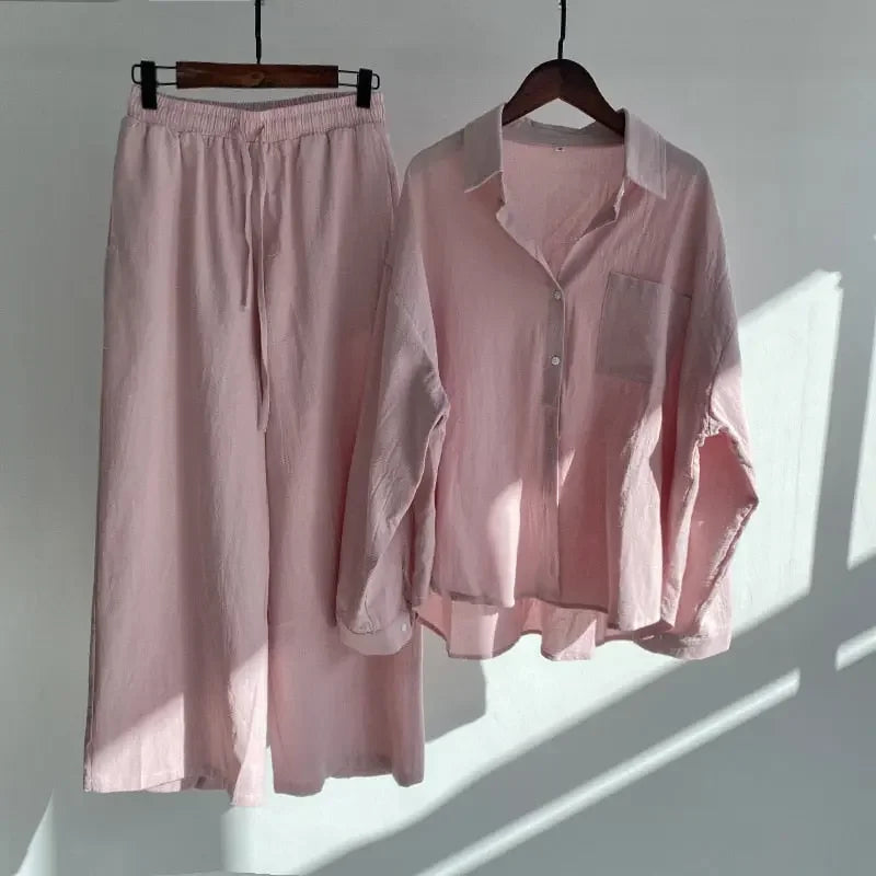 Momma Linen Pajamas