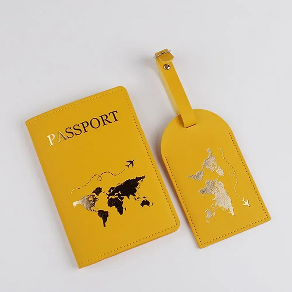 Traveling Accessories for Men/Women Waterproof Soft PU Leather Passport Cover  ID Bank Cards Holder Money Coin Organizer Pouch