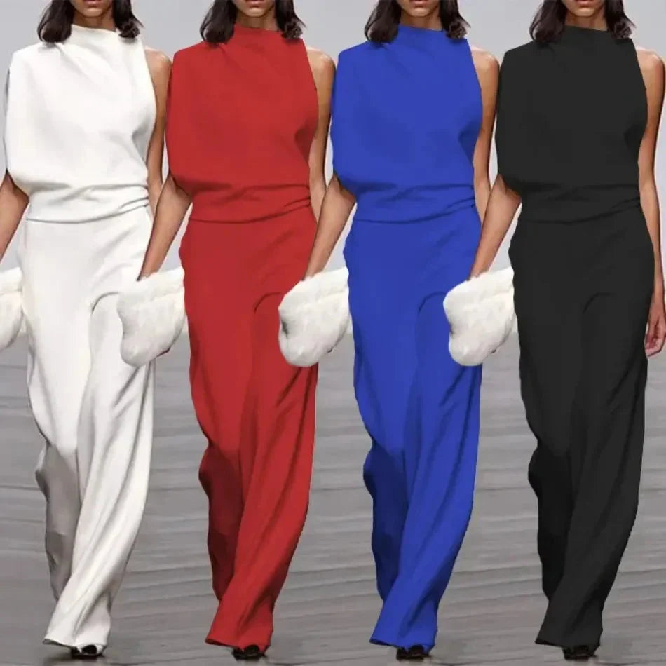 LUX Designer Wide Leg Jumpsuit