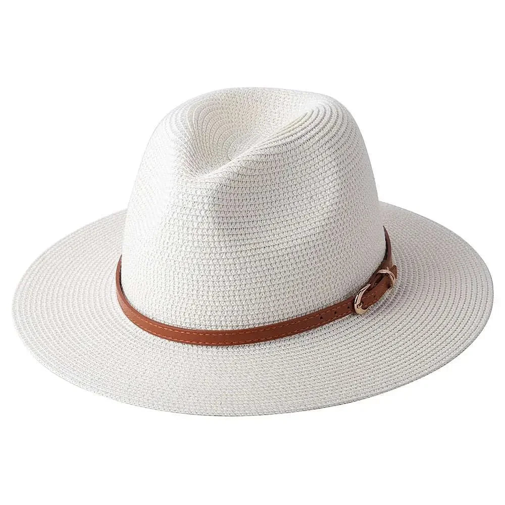 Panama Women/Men Wide Brim Beach Hat UV Protection