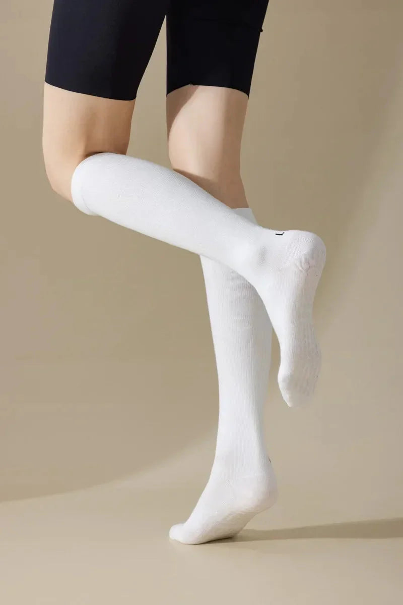 Pilates Cotton Compression Socks Anti Slip