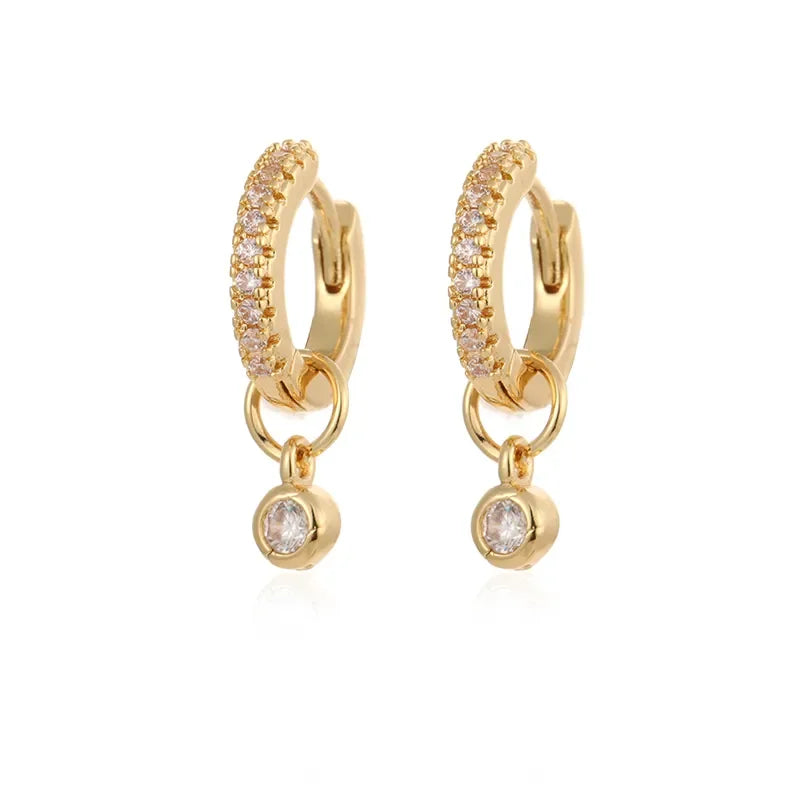 Cubic Zirconia Fashion Stud Earings (Mix and Match)