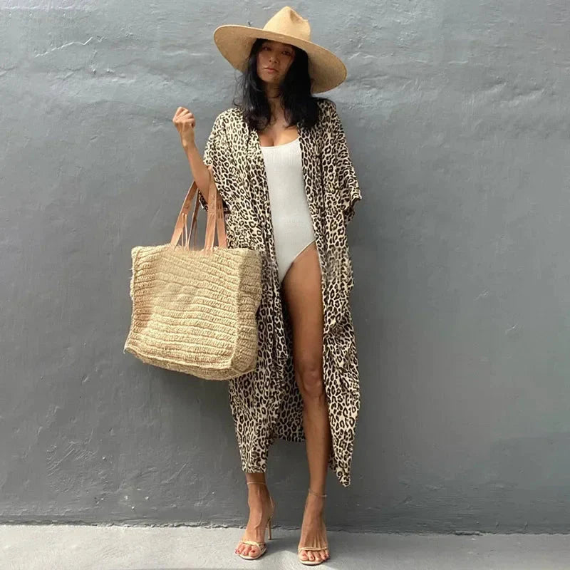Tie Dye Kimono Summer Dress