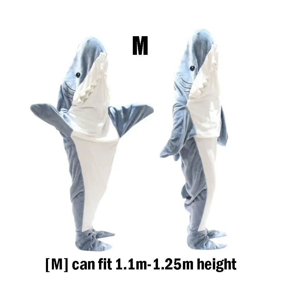 TikTok Kids Shark Blanket Onesie