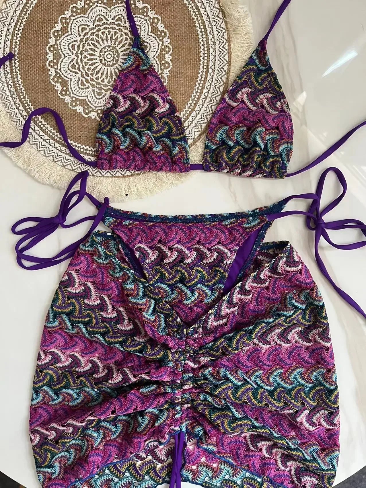 Monaco Bikini & Skirt Set