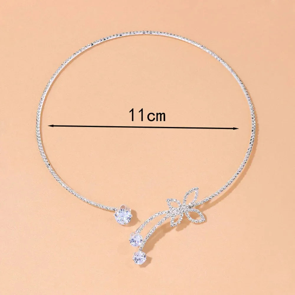 Adjustable Butterfly Collar Necklace