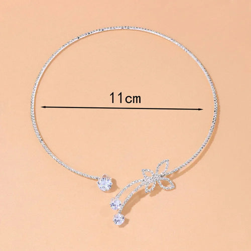 Adjustable Butterfly Collar Necklace