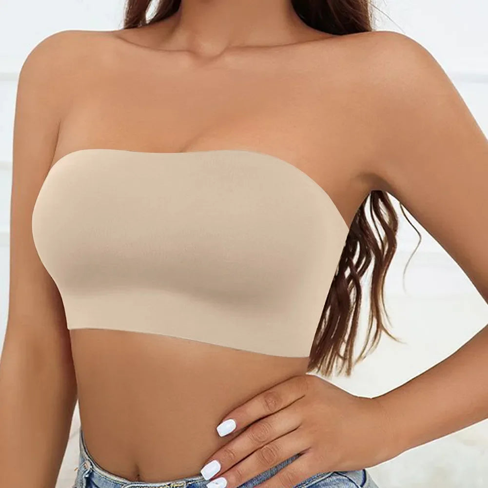 Seamless Strapless Bra 3Pc Set