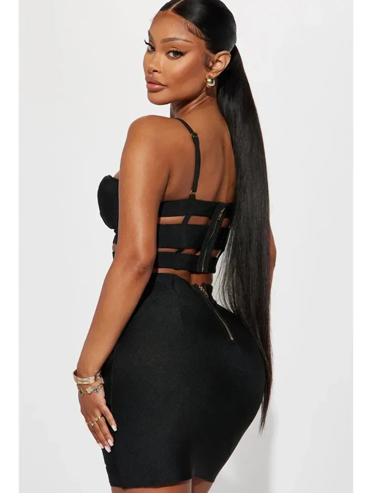 Vegas Bodycon Skirt Set