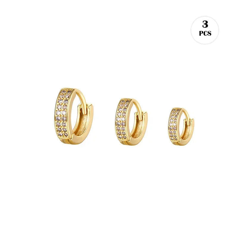 Cubic Zirconia Fashion Stud Earings (Mix and Match)