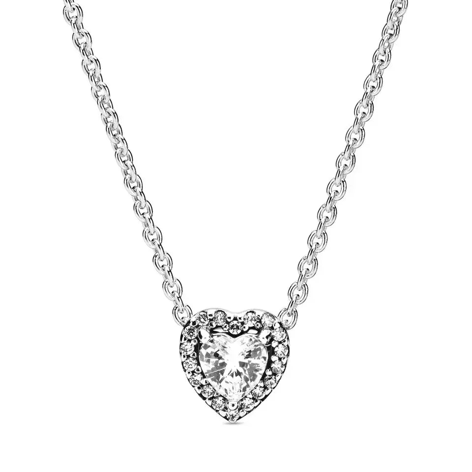 Friendship 925 Sterling Silver Zircon Necklace