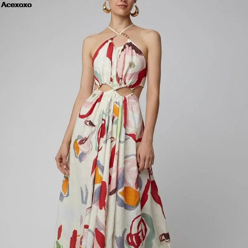 Boho Halter Sun Dress