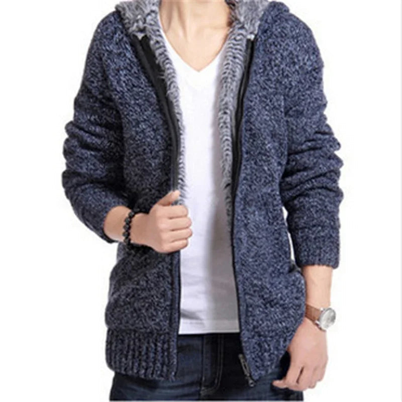 Men's Cold Weather Lined Sweater