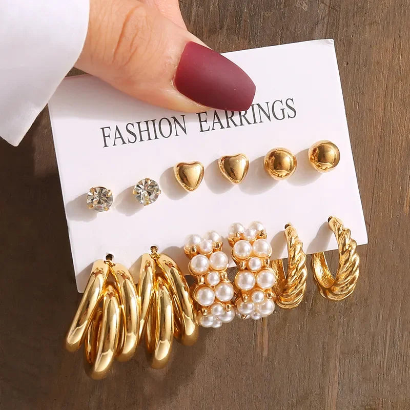 Vintage Dangle Earrings Set