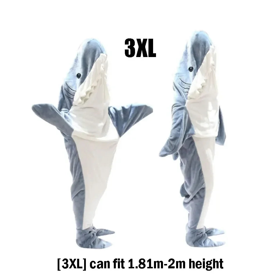 TikTok Kids Shark Blanket Onesie