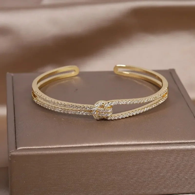LUX 14K Designer Adjustable Bracelet