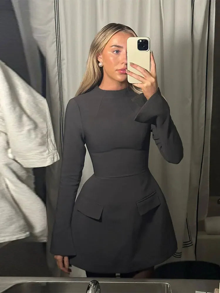 Uptown Long Sleeve Bodycon Dress