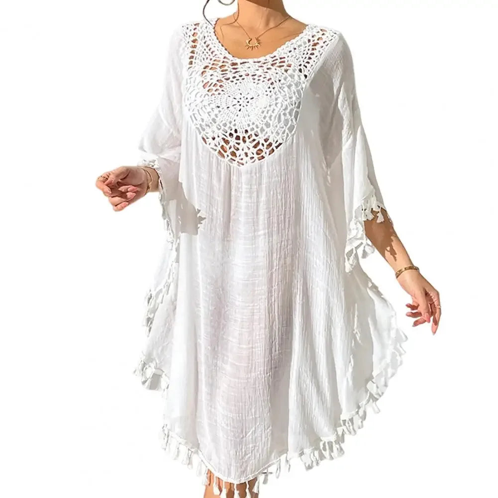 Nadia Fringed Bikini Cover Up