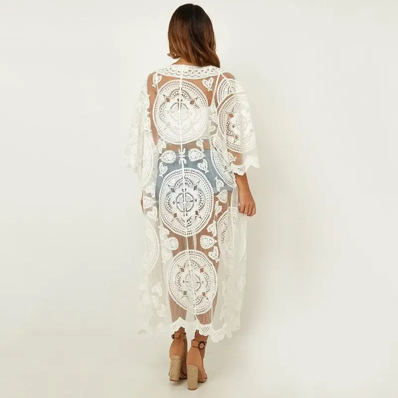 Vintage Boho Lace Coverup