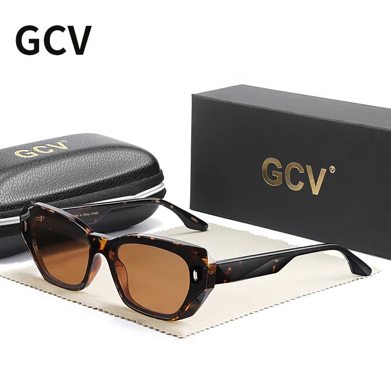 GCV Cat Eye Polarized Sunglasses UV400