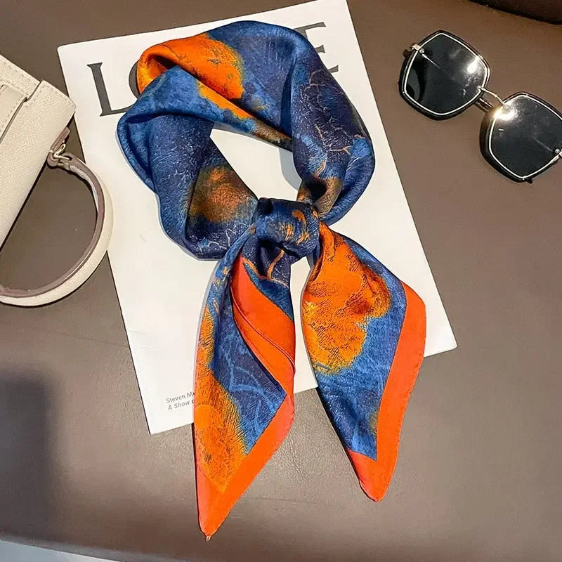 Saturday Afternoon Silk Square Scarf