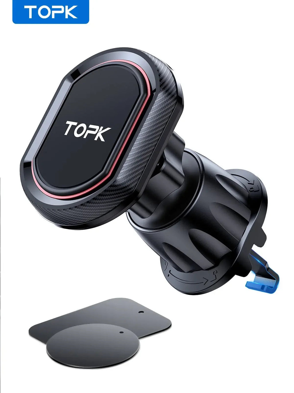 Magnetic Car Phone Holder - 360 Rotation